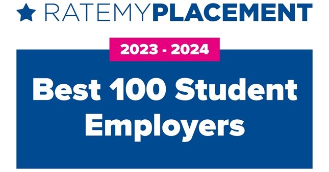 Ratemyplacement Best 100 Student Employers Square